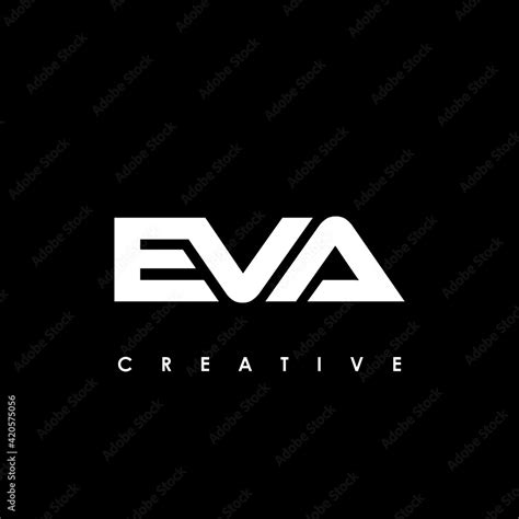 EVA Letter Initial Logo Design Template Vector Illustration Stock Vector | Adobe Stock