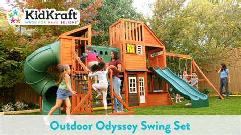 KIDKRAFT OUTDOOR ODYSSEY SWING SET PLAYSET | ⭐️⭐️⭐️⭐️⭐️The KidKraft ...