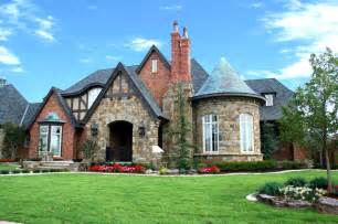 English Tudor - Traditional - Exterior - oklahoma city - by Brent Gibson Classic Home Design