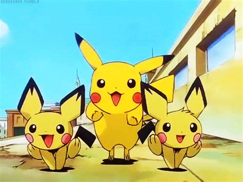 Pikachu and The Pichu Brothers Pikachu Raichu, Pikachu Mignon, Pichu ...