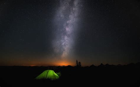 Night Sky Tent Wallpaper