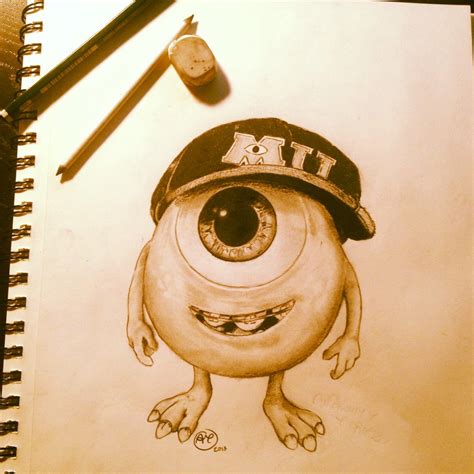 Baby Mike Wazowski Drawing at GetDrawings | Free download