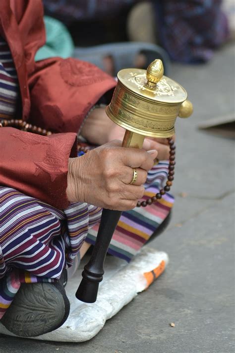 HD wallpaper: monk, prayer, wheel, religion, buddhism, faith, buddhist ...