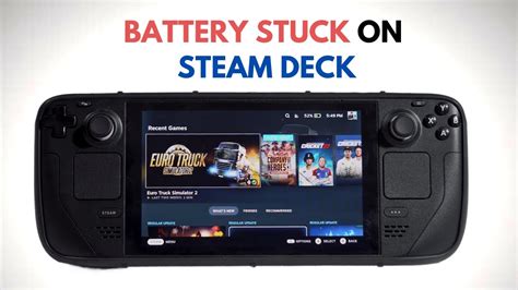 How to Fix Steam Deck Battery Stuck at 99, 90 or 0 Percent? - YouTube