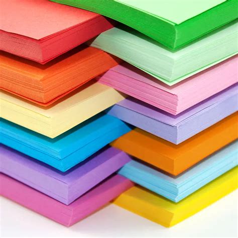 Free shipping 100pcs/lot 80g A4 color copy printing paper color origami paper office paper ...