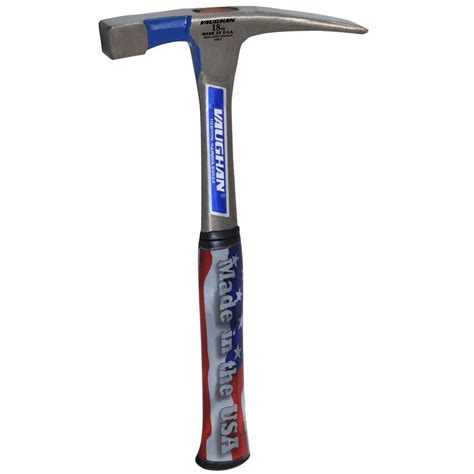 VAUGHAN 18-oz Smooth Face Steel Head Steel Brick Hammer at Lowes.com