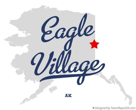 Map of Eagle Village, AK, Alaska