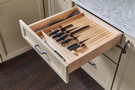 Medallion Cabinetry | Knife Drawer Insert | Knife drawer, Drawer inserts, Kitchen drawer inserts