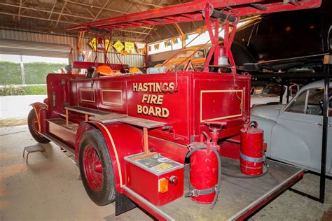 Haumoana British Car Museum sold to locals - historic firetruck still ...