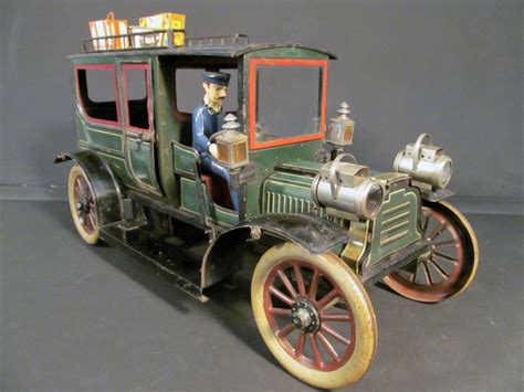 Carette Limousine Circa 1910 German Tin Clockwork 16 inch Toy Car ...