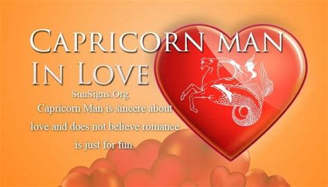 Capricorn Man In Love Personality Traits | Sun Signs