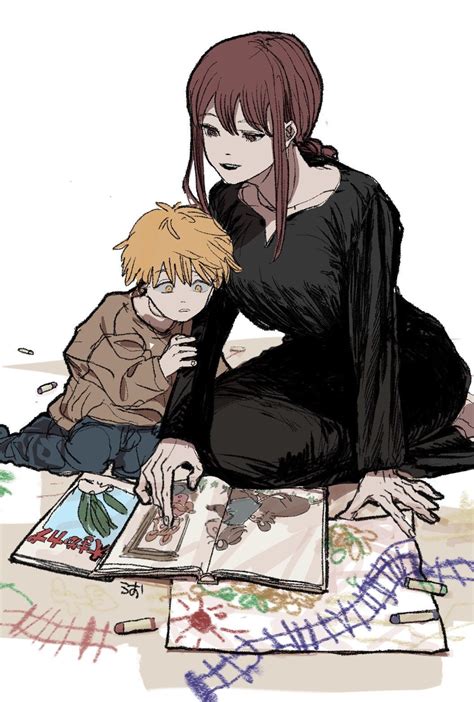 Makima And Little Denji : r/ChainsawMan