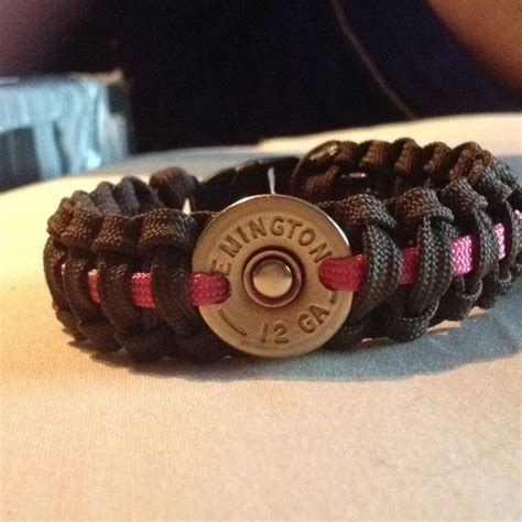 My boyfriend made me the most awesome bracelet ever :) | Paracord, Ammo jewelry, Diy bracelets ...