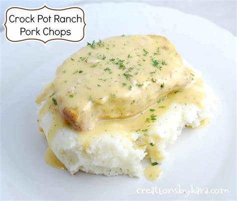 Ranch Crock Pot Pork Chops