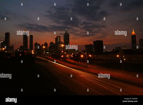 Downtown Atlanta Skyline Stock Photo - Alamy