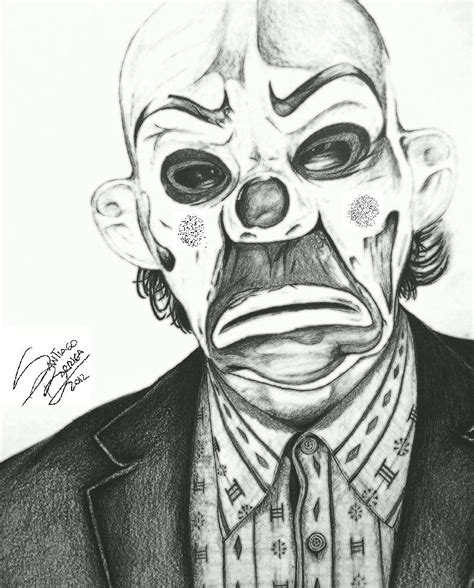 Joker Mask Drawing Images - Christoper