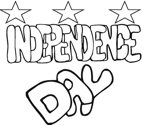 Independence day coloring pages to download and print for free