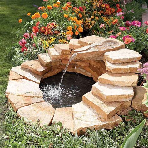 Pond, Fountain and Waterfall Projects You Can DIY | Fountains outdoor ...