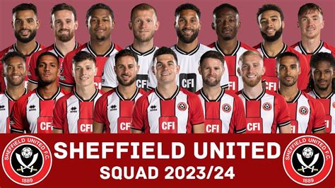 SHEFFIELD UNITED F.C. Squad Season 2023/24 | Sheffield United FC ...