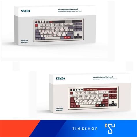 8Bitdo Retro Mechanical Keyboard, Bluetooth/2.4G/USB-C Hot Swappable Gaming Keyboard | Lazada.co.th