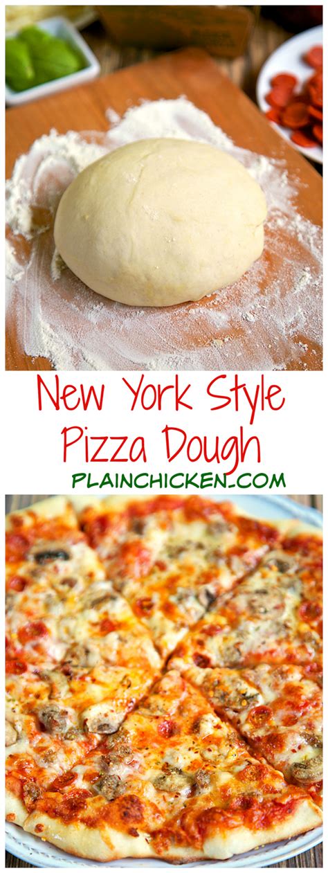 New York Style Pizza Dough | Plain Chicken®