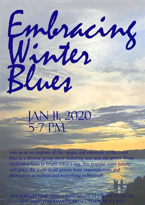 Embracing Winter Blues – Windham Fine Arts