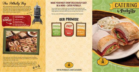 Potbelly Catering Brochure - Jeanelle Calogero