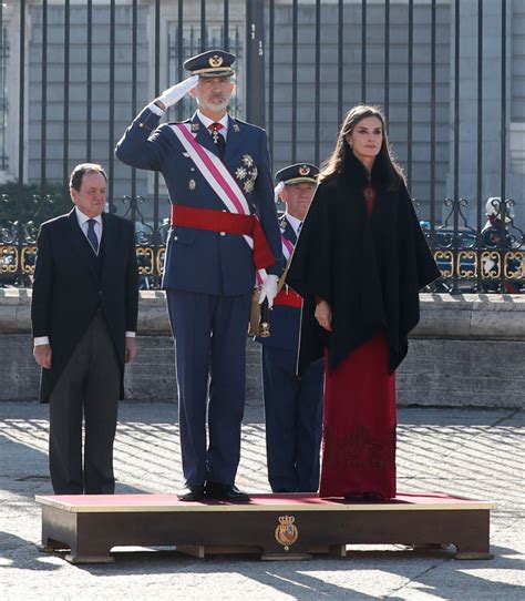 King & Queen of Spain kick off 2023 with Pascua Militar - Queen Letizia ...