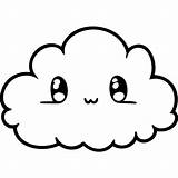 Premium Vector  Kawaii cloud coloring Page sketch template