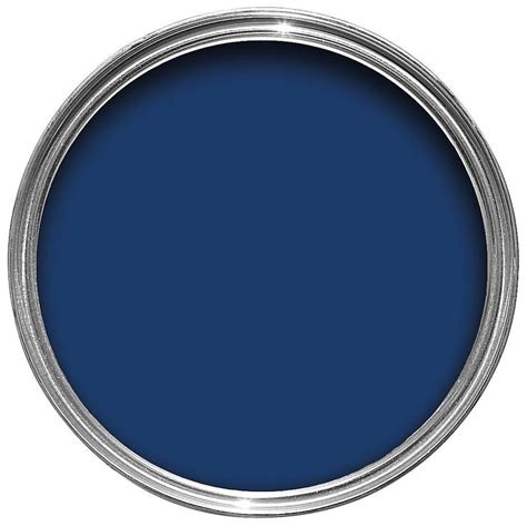 colourcourage Navy blue Matt Emulsion paint, 2.5L | Sapphire salute, Dulux paint colours, Navy ...