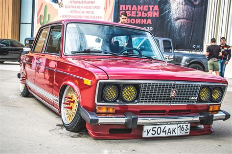 Images Lada Tuning Russian cars 2106 Red Cars