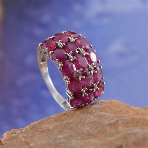 108 best images about Ruby Jewelry on Pinterest | Sterling silver rings, Overlays and White topaz