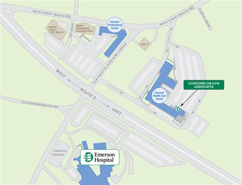 Concord Hospital Campus Map