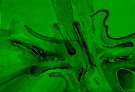 Abstract Art Green Painting by Rob Hans - Fine Art America