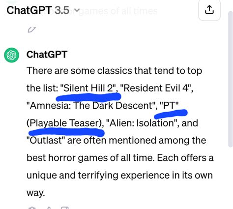 I asked chat ai about the best horror game ever. : r/silenthill