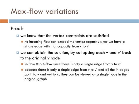 PPT - Max Flow Applications PowerPoint Presentation, free download - ID:4338229