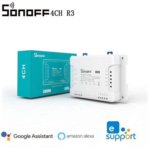 Sonoff 4 Channel R3 (Rev 3) Wireless WiFi Smart Switch (10A, 2200 W) Price in Bangladesh