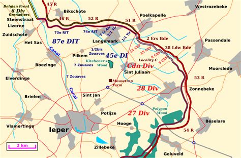 Ieper: The Second Battle of Ypres April 1915