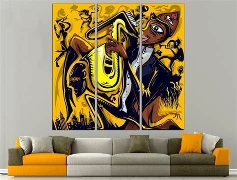 Jazz Print Music Wall Art Jazz Poster Large Wall Art Music - Etsy