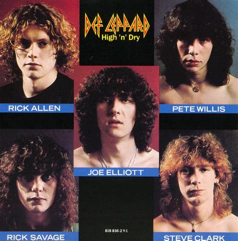 Def Leppard - High 'n' Dry (1981) lineup | Euphoria | Pinterest | Def leppard, Lineup and Rock