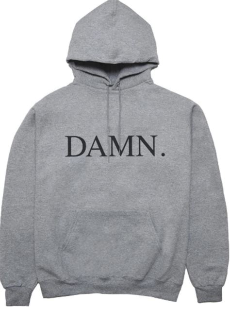 Kendrick Lamar Merch Grey Damn Merch Hoodie | WHAT’S ON THE STAR?