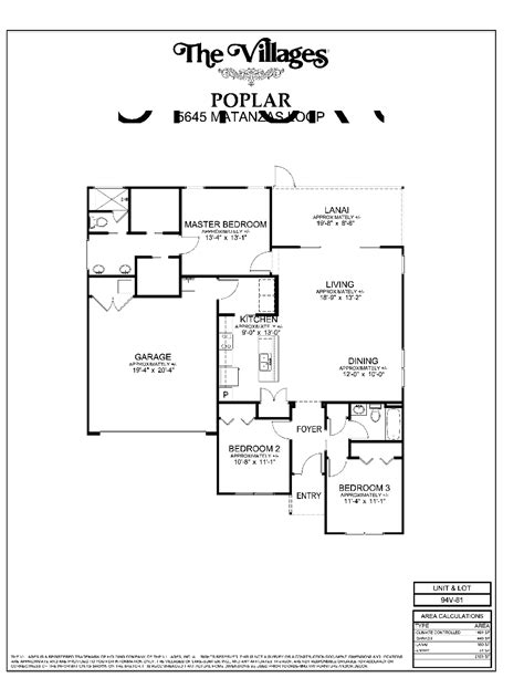 Poplar | 5645 MATANZAS LOOP, The Villages | VNH #94V081 | Floor plans, How to plan, Flooring