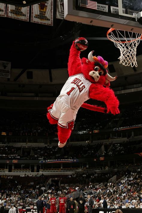 Benny the Bull of the Chicago Bulls #nbcsports Chicago Bulls, Nba Bulls ...