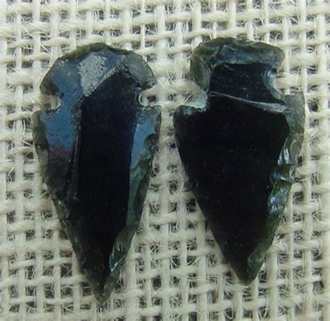 Obsidian Arrowheads Spearheads