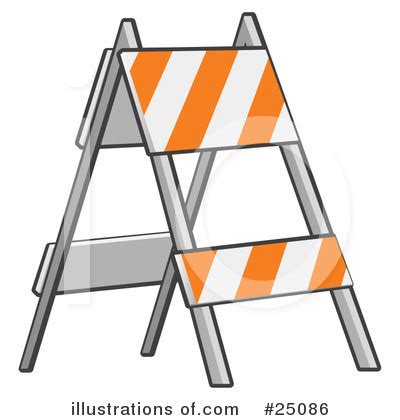 Barricade Clipart #1239168 - Illustration by Lal Perera