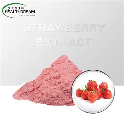 China Strawberry Extract Manufacturers Suppliers Factory - Wholesale Service - HEALTHDREAM