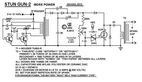 Taser Circuit Diagram - Wiring Diagram Pictures