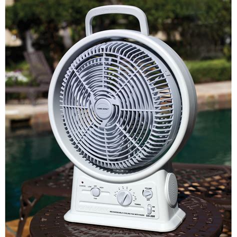 The Cordless Rechargeable Fan - Hammacher Schlemmer