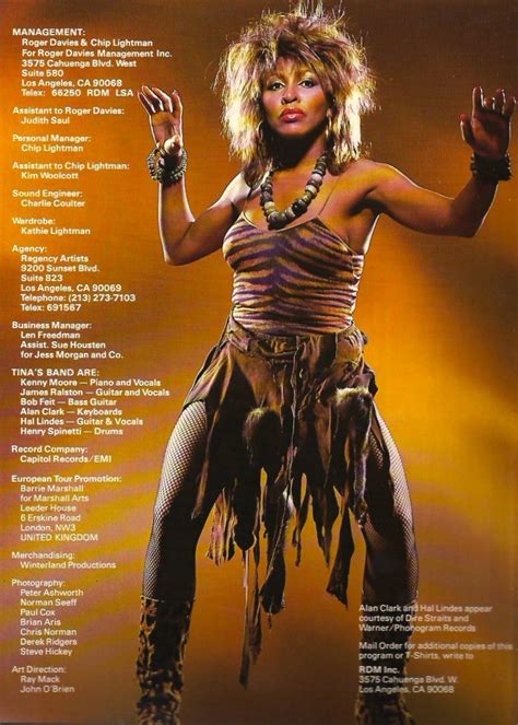 Tina Turner – Private Dancer Tour Book – Tina Turner Blog