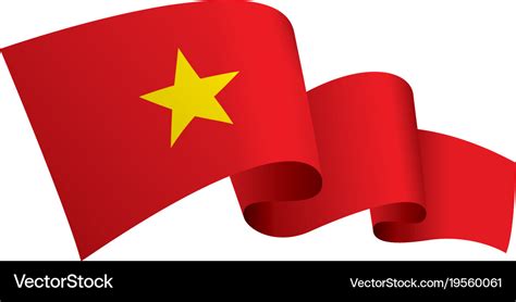 Vietnam flag Royalty Free Vector Image - VectorStock